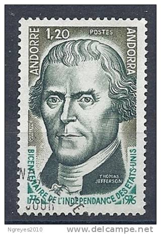 130202518  ANDORRA FR..  YVERT   Nº  255 - Used Stamps
