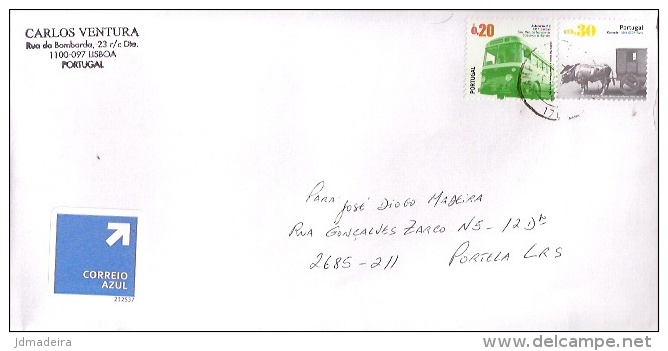 Portugal Cover With Bus Stamp - Briefe U. Dokumente