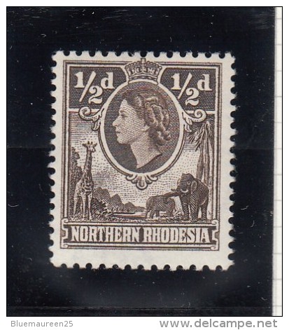 QUEEN ELIZABETH II - 1953 - Rhodésie Du Nord (...-1963)