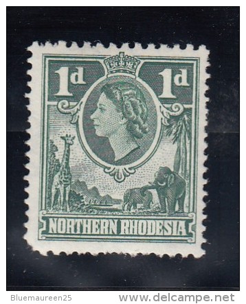 QUEEN ELIZABETH II - 1953 - Rhodésie Du Nord (...-1963)