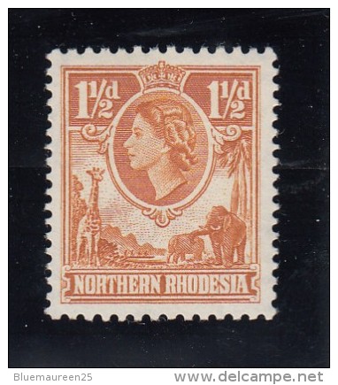 QUEEN ELIZABETH II - 1953 - Rodesia Del Norte (...-1963)