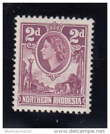 QUEEN ELIZABETH II - 1953 - Nordrhodesien (...-1963)