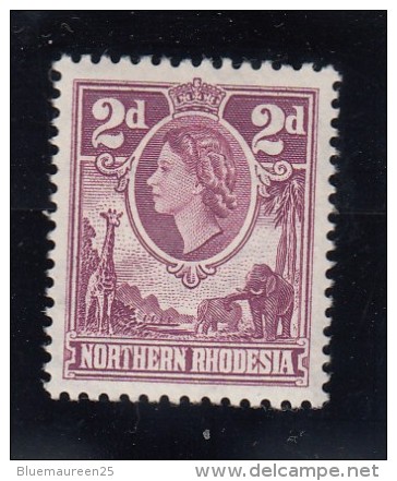 QUEEN ELIZABETH II - 1953 - Rhodésie Du Nord (...-1963)