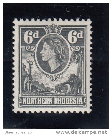 QUEEN ELIZABETH II - 1953 - Northern Rhodesia (...-1963)