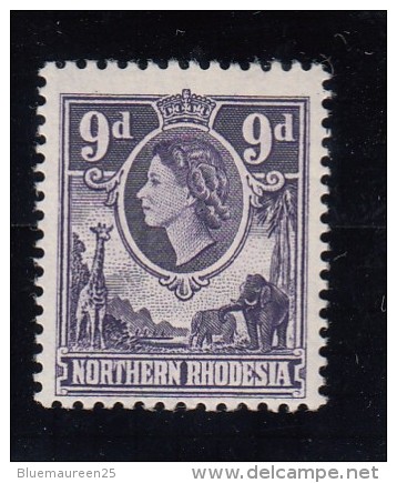 QUEEN ELIZABETH II - 1953 - Rodesia Del Norte (...-1963)