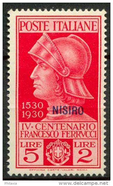 #14-02-01164 - Nisiro - 1930 - Sass. 16 - MH - QUALITY:100% - Aegean (Nisiro)