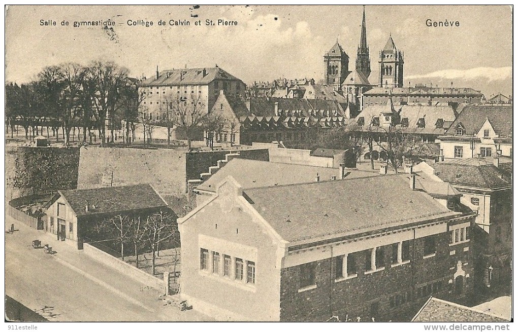 Suisse  -  GENEVE -  Salle De  Gymnastique - Collége De Calvin  Et  ST Pierre  ( Voir Verso ) - Genève