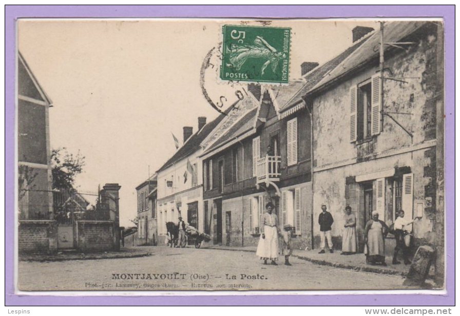 60 - MONTJAVOULT --  La Poste - Montjavoult