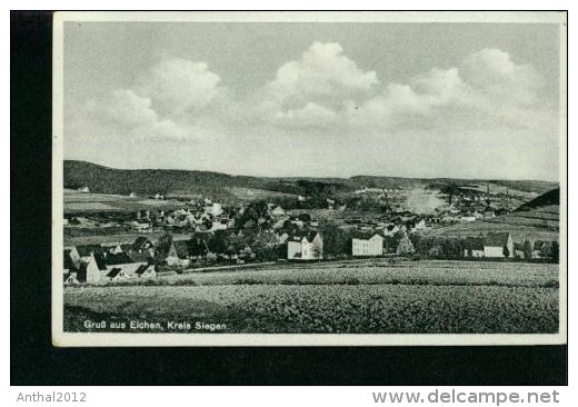 Gruß Aus Eichen Kreis Siegen Wohnhäuser Fabrik Panorama 3.9.1941 - Siegen