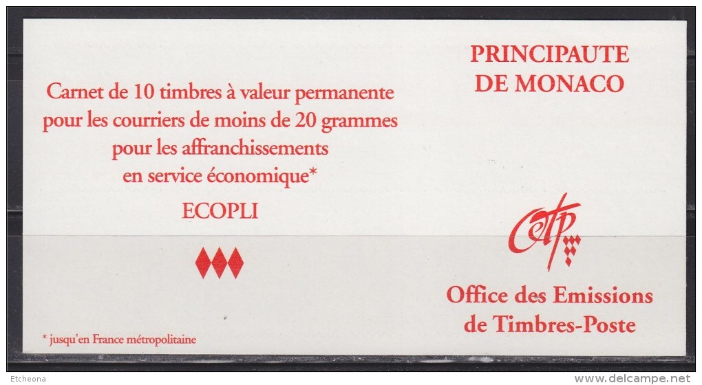 = Monaco Carnet Blason N°14 (10 Timbres 2502) ITVF 2005, Autocollant - Markenheftchen