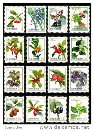 Complete Series Of 2012-2014 Berries Stamps (I-IV) Berry Flora Fruit Plant Medicine Coffee Edible - Other & Unclassified