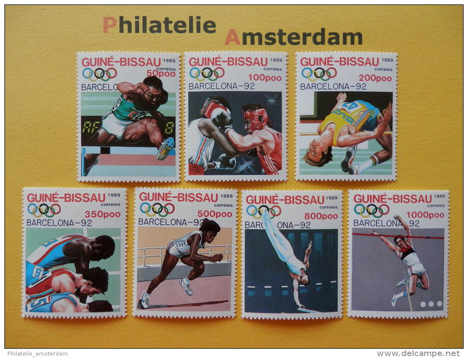 Guinea-Bissau 1989, OLYMPICS OLYMPIADE OLYMPIQUES / BARCELONA: Mi 1041-47, ** - Zomer 1992: Barcelona
