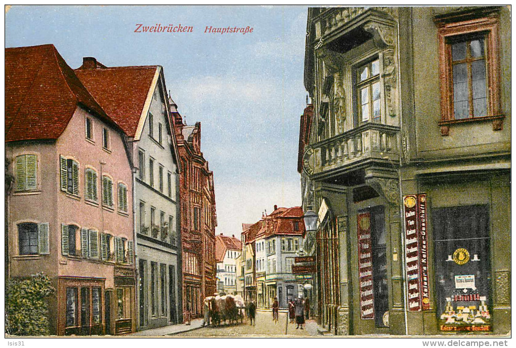 Allemagne - Germany - Rhénanie Palatinat - Zweibrücken - Hauptstrasse - Zweibruecken - état - Zweibruecken