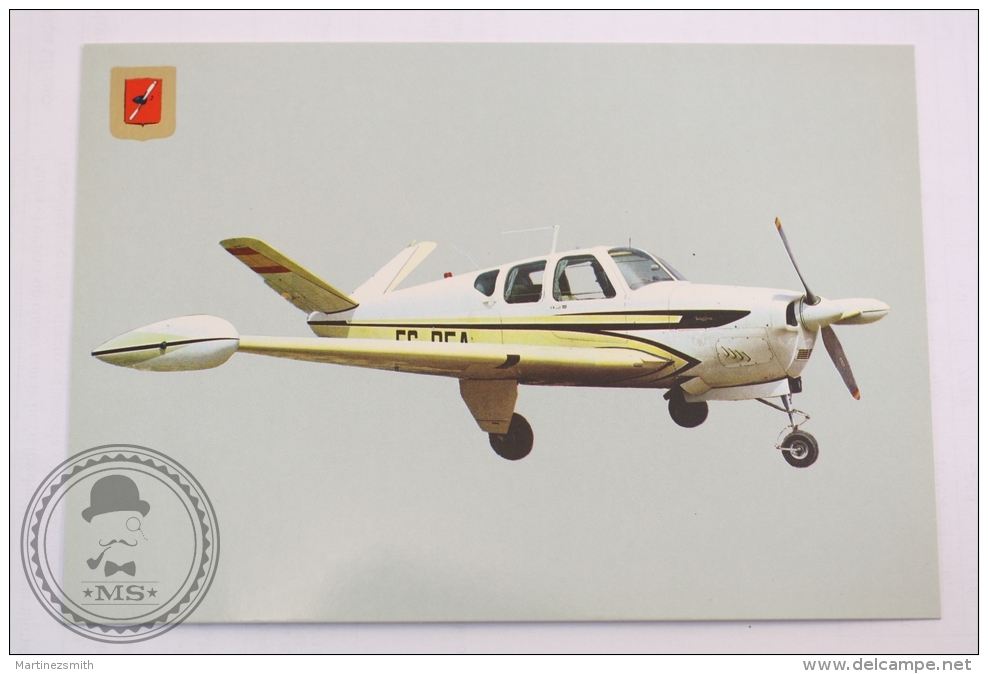 Sport Aircraft/ Airplane Postcard - Beechcraft Bonanza, 310 Kh - Real Aero Club Barcelona Sabadell - 1946-....: Moderne