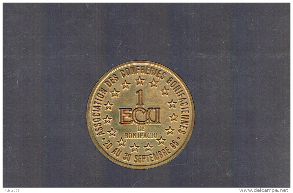 1 ECU De BONIFACIO . 4 000 Exemplaires . - Euros Of The Cities
