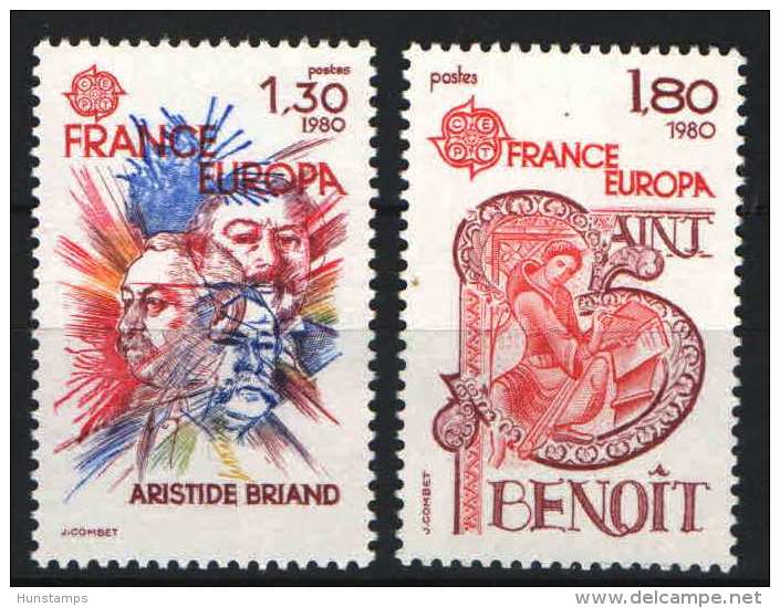 France 1980. EUROPA CEPT Set MNH (**) - 1980