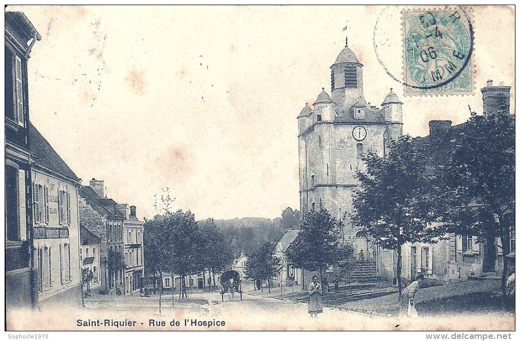 PICARDIE - 80 - SOMME - SAINT RIQUIER - Rue De L'Hospice - Saint Riquier