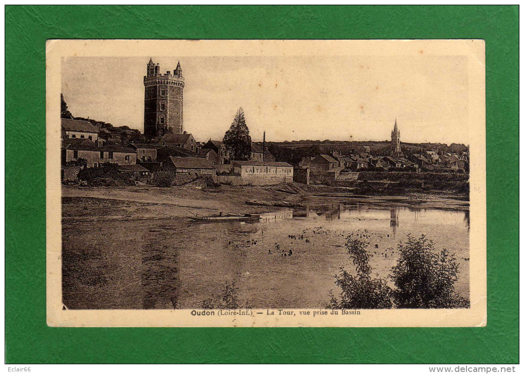 44  Oudon - La Tour  - La Laiterie De La Tour Vue Prise Du Bassin - Datée 1913 EDIT  E Marais Tabacs  X - Oudon