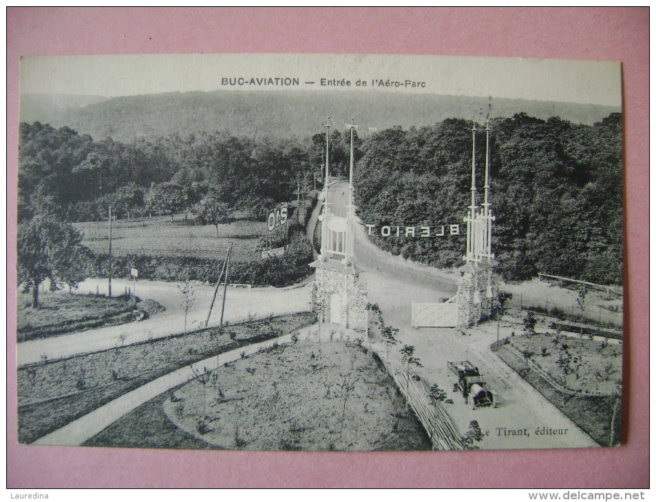 CP  BUC   ROUTE DE L AQUEDUC ET CHEMIN DE LA FONTAINE LOUIS XIV - ECRITE EN 1911 - Buc