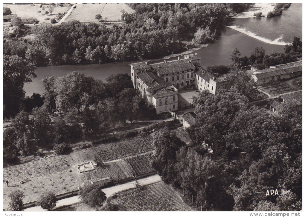 CP RABASTENS 81 TARN CHATEAU DE ST GERY VUE AERIENNE - Rabastens