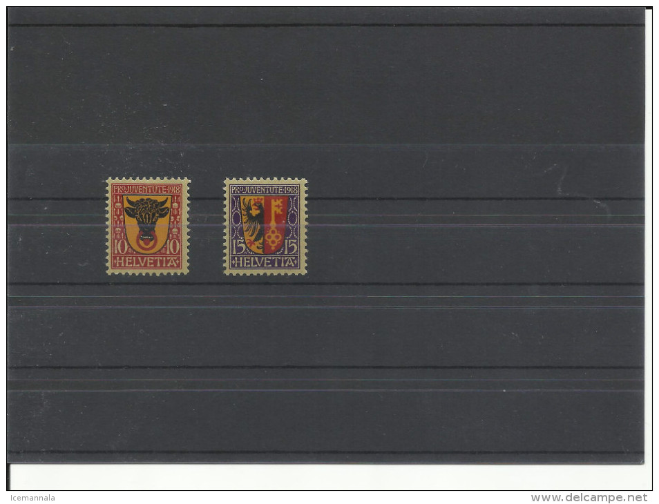 SUIZA  168/69  *  MH - Unused Stamps