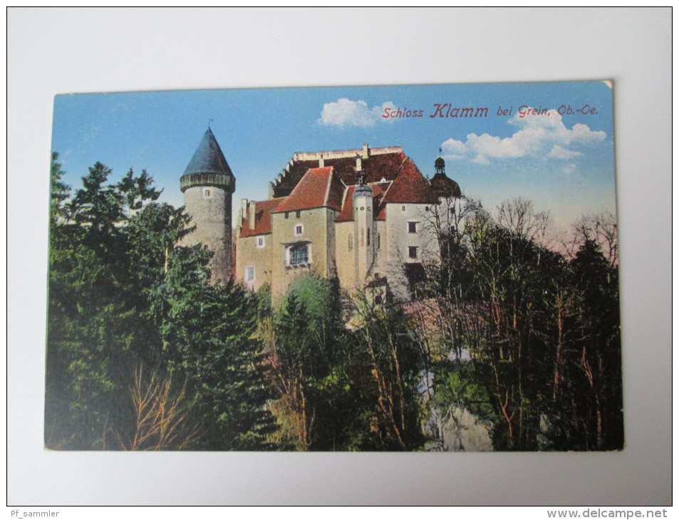 AK / Bildpostkarte 1914/15 Schloss Klamm Bei Grein, Ob.Oe.Verlag Franz Müller, Saxen - Grein