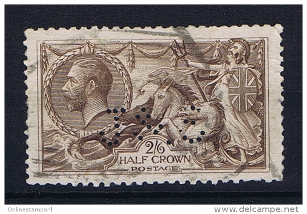 Great Britain SG 413a Used, Yvert 153, PERFIN   J & S - Gebruikt