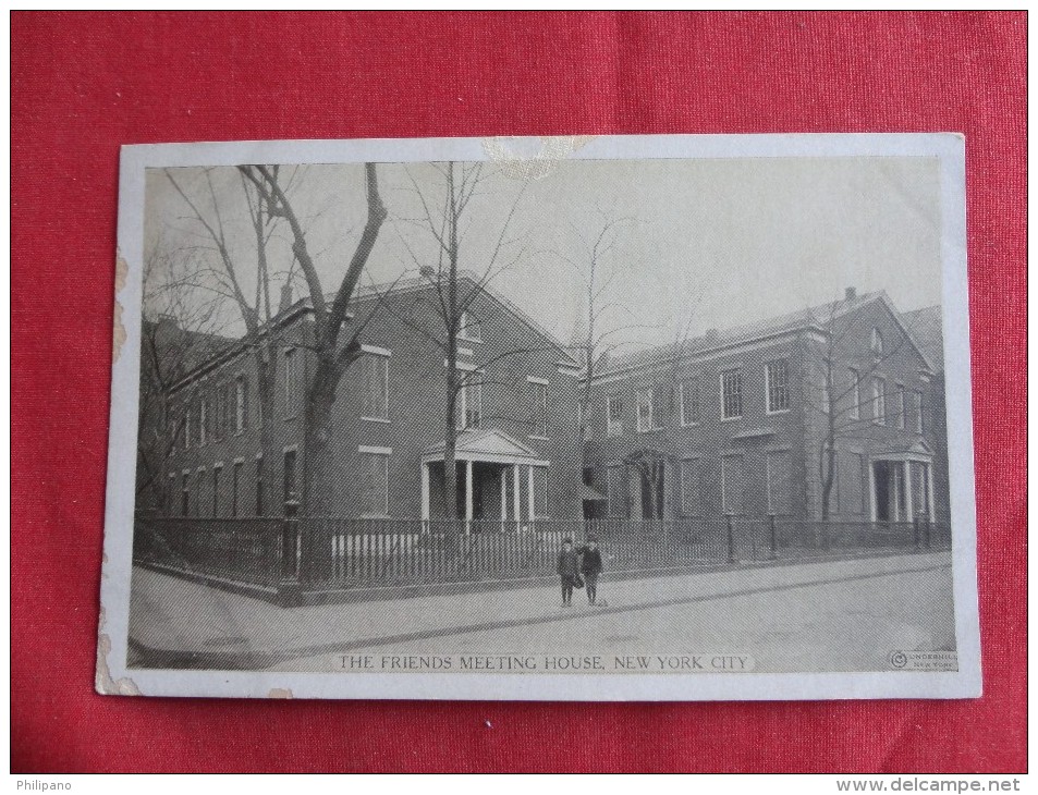 New York > New York City > Manhattan   Friends Meeting House   Not Mailed    Ref 1243 - Manhattan