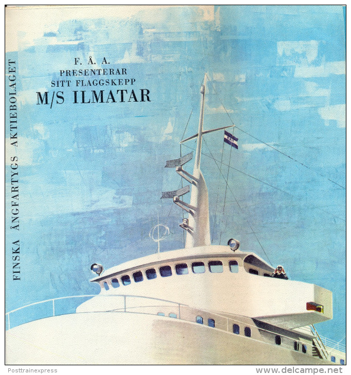 Finland. F.A.A. M/S ILMATAR. Tourist Brochure. - Dépliants Touristiques