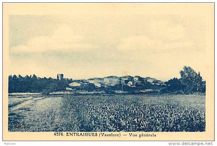 Vaucluse - A411 -entraigues - Vue Générale   - Carte Bon état - - Entraigue Sur Sorgue