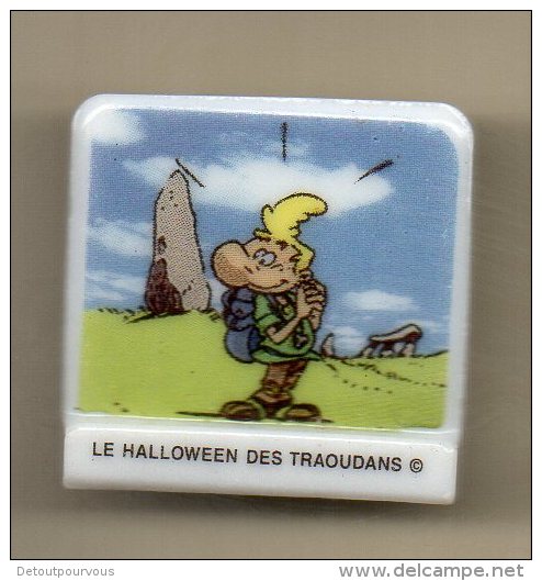 GROSSE Fève LE HALLOWEEN DES TRAOUDANS 1997 Le Taureau Blanc Te Donnera La Force De L'imagination - BD