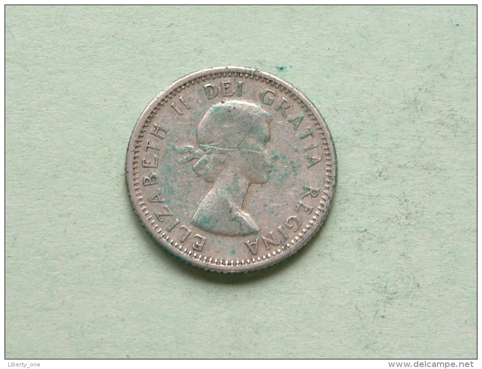 1959 - 10 Cents / KM 51 ( Uncleaned - For Grade, Please See Photo ) ! - Canada