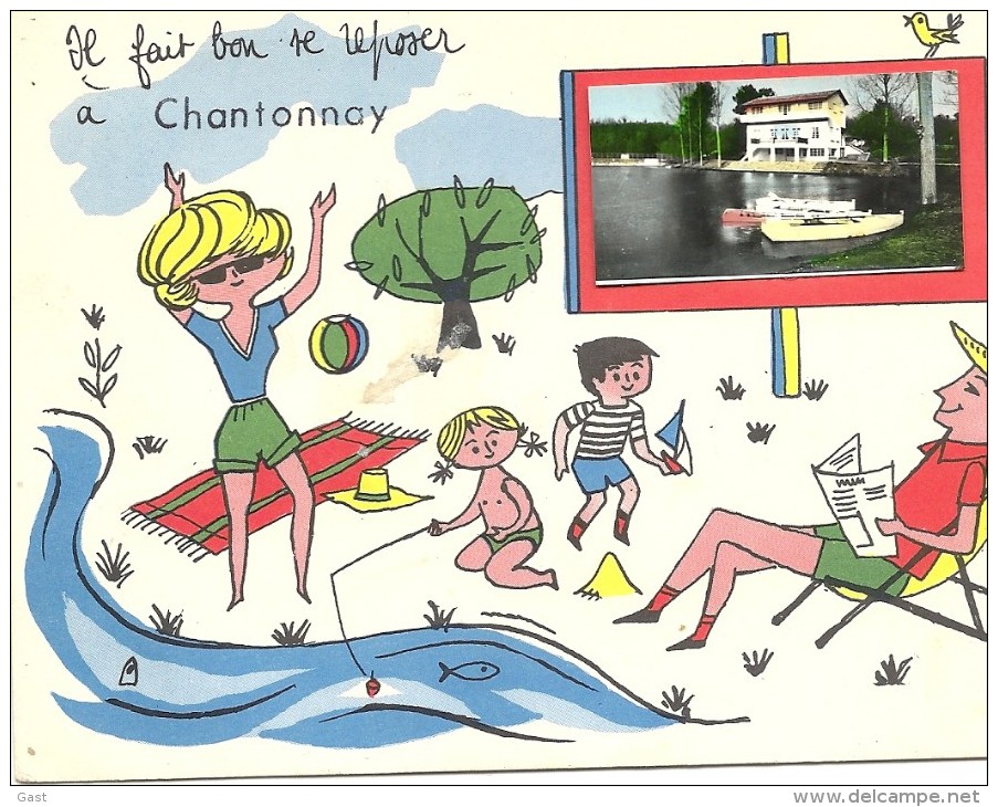 85  CHANTONNAY   IL  FAIT  BON  SE  REPOSER  A  CHANTONNAY - Chantonnay