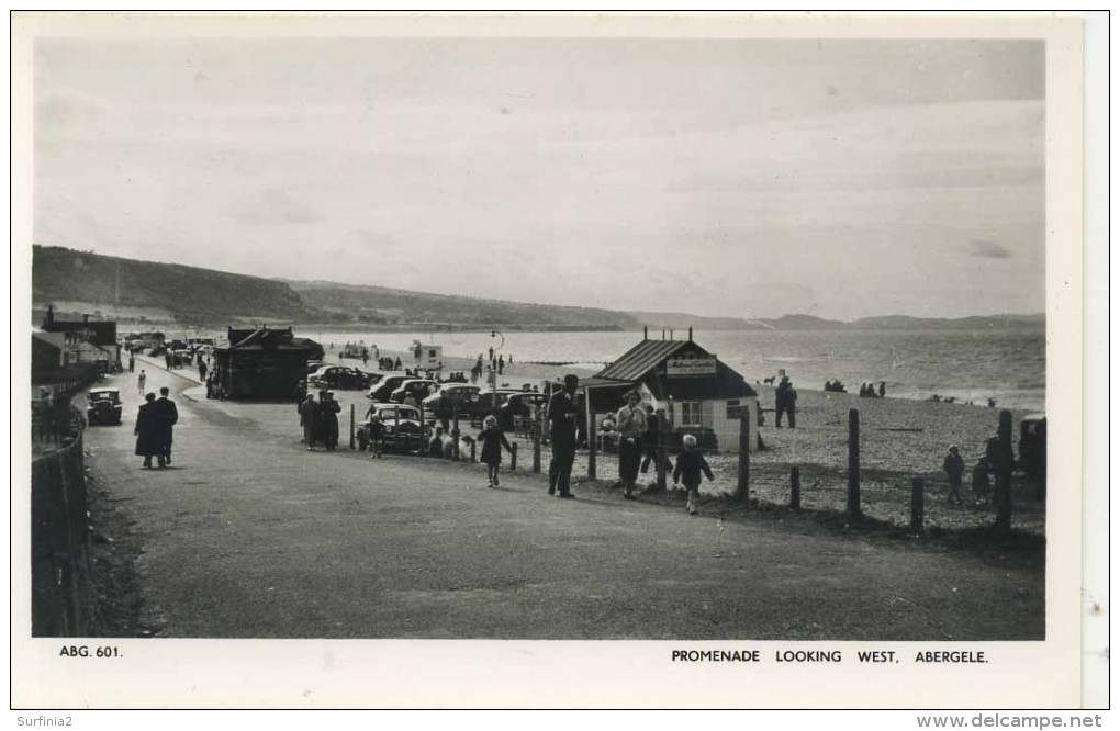 CLWYD - ABERGELE - PROMENADE LOOKING WEST RP Clw25 - Flintshire