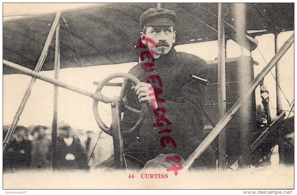 AVIATION - AVIATEUR - CURTISS - Aviateurs