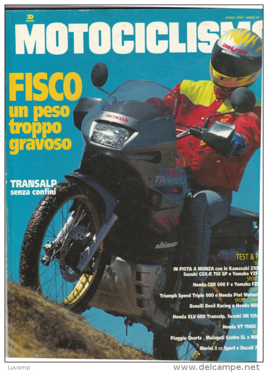 MOTOCICLISMO -    APRILE 1994 (250410) - Moteurs