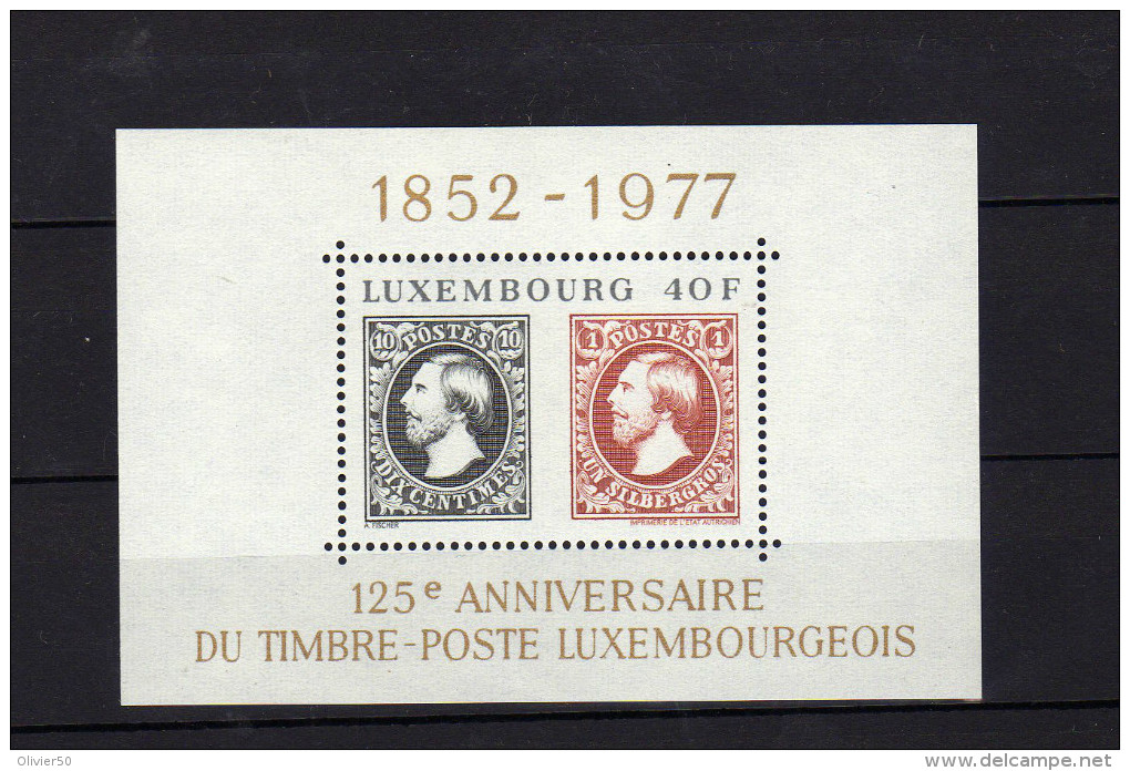 Luxembourg (1977) - BF  "Anniversaire Du Timbre" Neuf** - Blocs & Feuillets