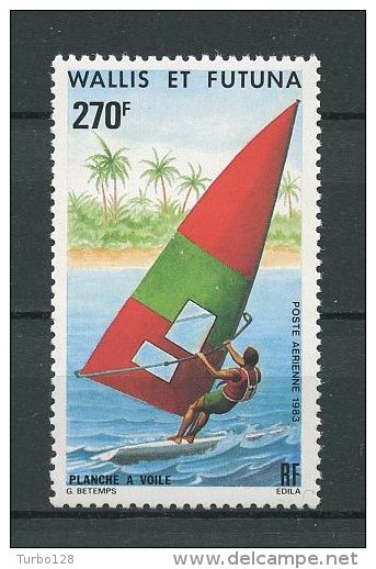 WALLIS FUTUNA 1983 PA N° 122 ** Neuf = MNH Superbe Cote 7,60 € Sports Planche à Voile - Unused Stamps