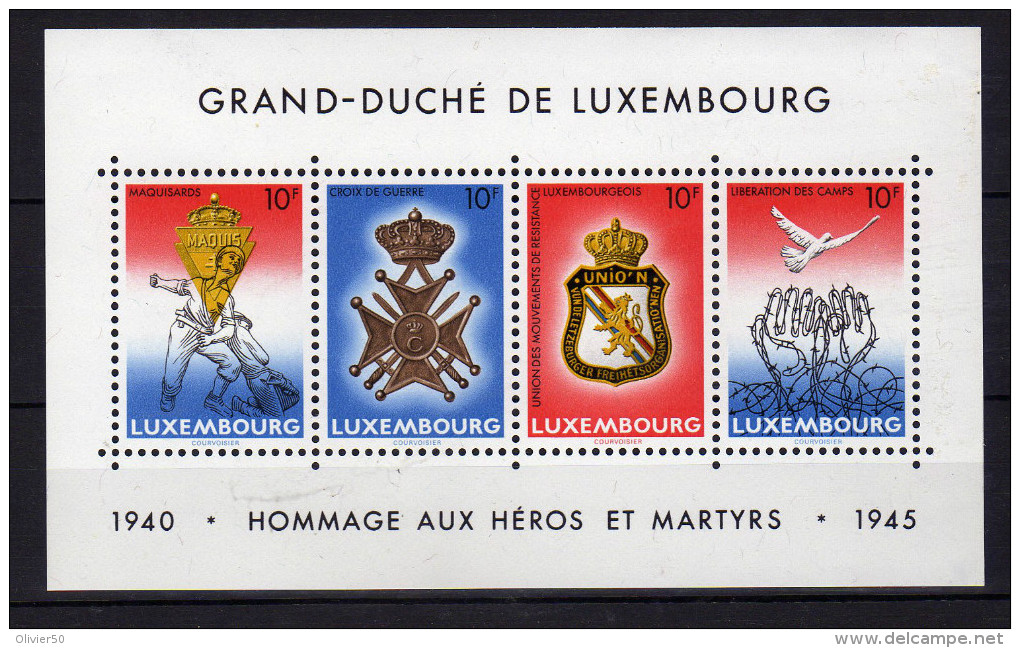 Luxembourg (1985) - BF  "40° Anniversaire De L'Armistice " Neuf** - Blocs & Feuillets