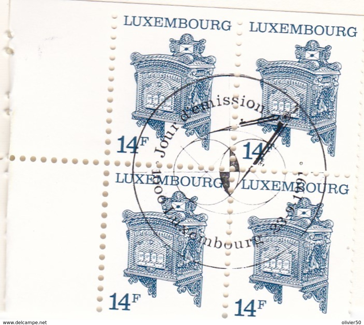 Luxembourg (1991)  -  Carnet "Poste & Téléphones"  Oblitéré - Booklets