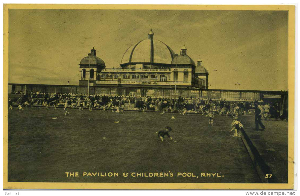 CLWYD - RHYL - THE PAVILION & CHILDREN'S POOL Clw29 - Flintshire