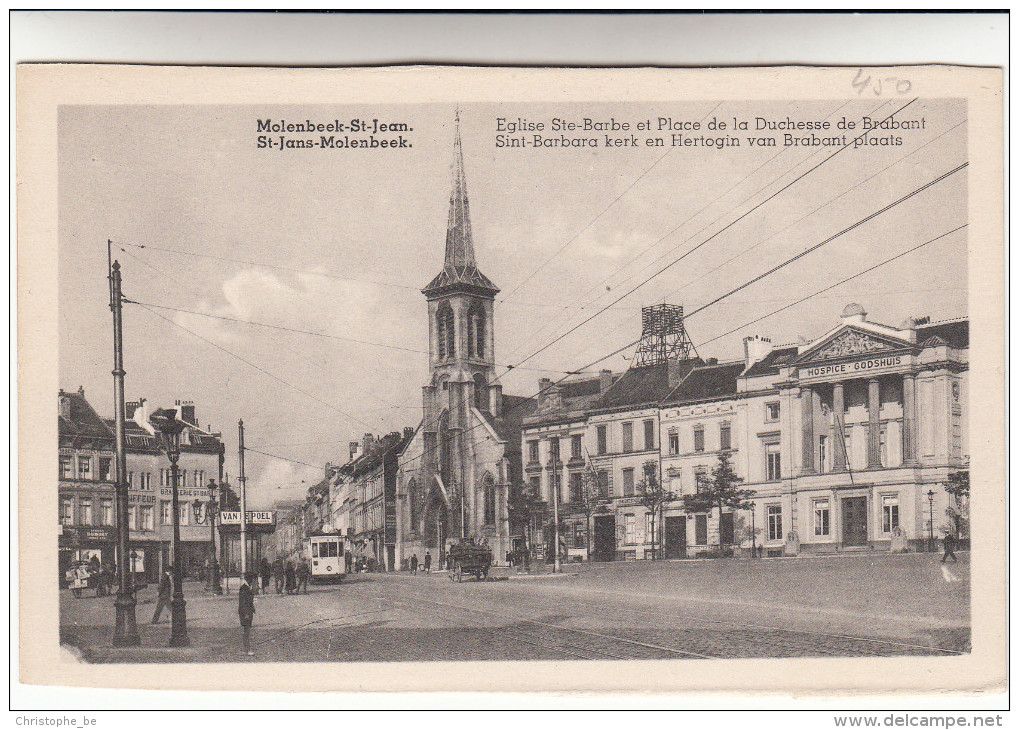 Bruxelles, Molenbeek Saint Jean, Eglise Ste Barbe Et Place De La Duchesse De Brabant (pk13534) - St-Jans-Molenbeek - Molenbeek-St-Jean