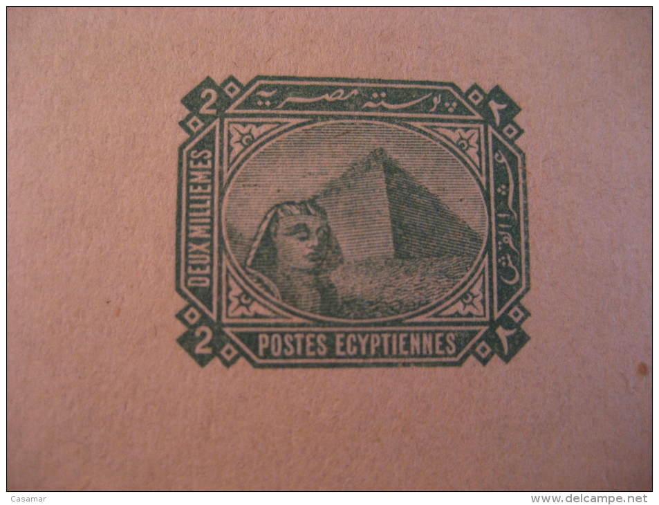 10m Pyramid Sphinx Archaeology Front Frontal Wrapper Egypt Egypte - 1866-1914 Khedivato De Egipto