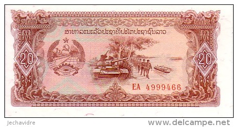 LAOS  20 Kip   Emission De 1979   Pick 28 A      ***** BILLET  NEUF ***** - Laos