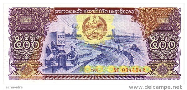 LAOS  500 Kip   Emission De 1988   Pick 31 A      ***** BILLET  NEUF ***** - Laos