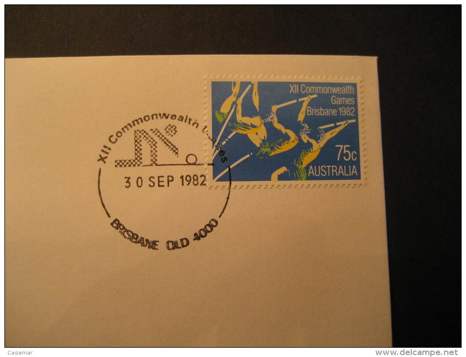 Brisbane 1982 BOWLING Bowls Petanque Commonwealth Games Australia Fdc Cover - Bocce