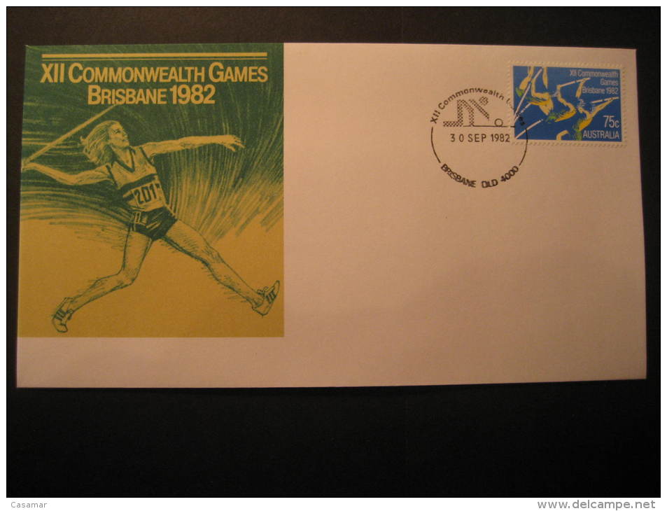 Brisbane 1982 BOWLING Bowls Petanque Commonwealth Games Australia Fdc Cover - Bocce