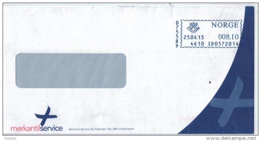 Norway Meter Franking 25.04.2013 - Storia Postale