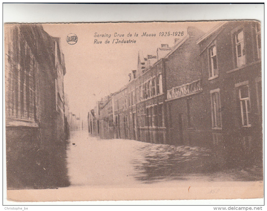 Seraing Crue De La Meuse 1925-1926, Rue De L'Industrie (pk13573) - Seraing