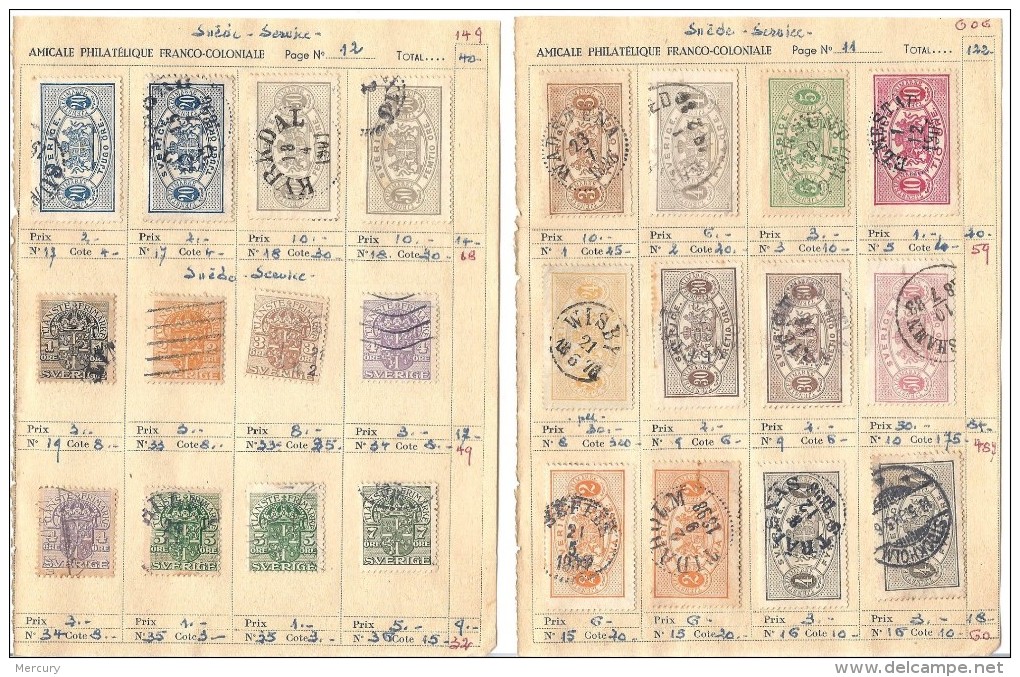 Joli Lot De 120 Timbres Anciens (5 Scans) - Collections